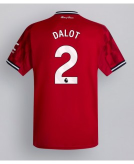 Günstige Manchester United Diogo Dalot #2 Heimtrikot 2025-26 Kurzarm
